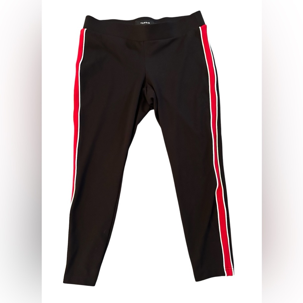 Torrid Ponte Side Stripe Leggings Size O Regular (L/12)